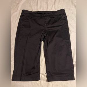 Miracle Body Jeans Black Capris